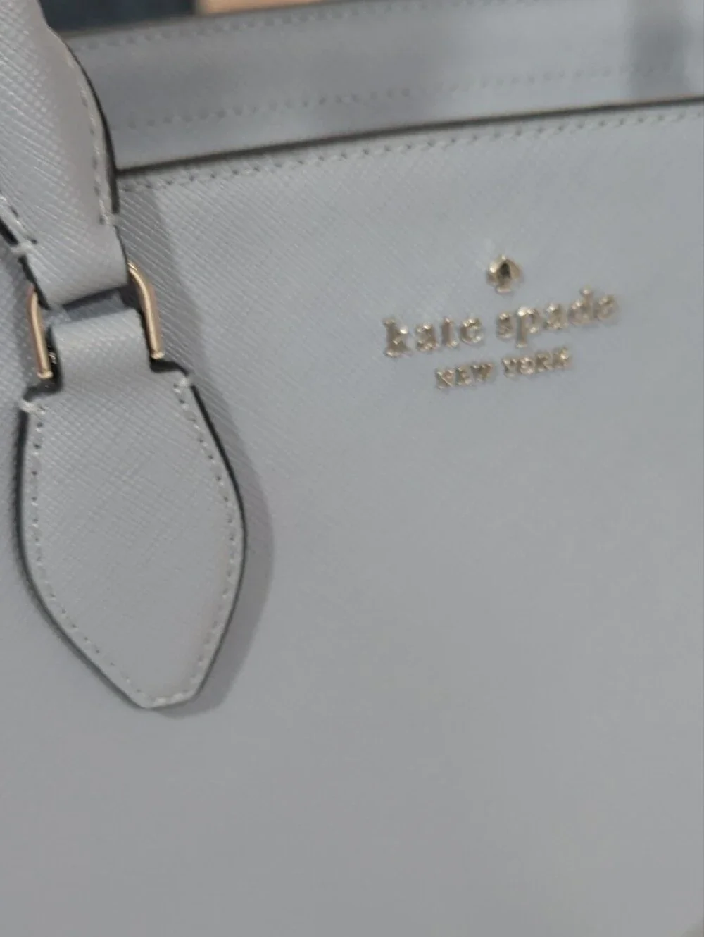 Kate Spade RAE Medium Satchel in Muted Blue  with Removable Crossbody Strap